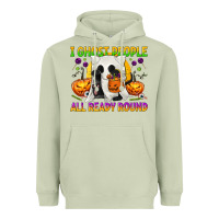 Matcha I Ghost People All Ready Round Heavyweight Hoodie - texasbilliewilder