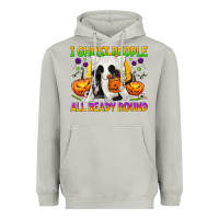 Moon Dust I Ghost People All Ready Round Heavyweight Hoodie - texasbilliewilder
