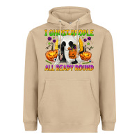 Mushroom I Ghost People All Ready Round Heavyweight Hoodie - texasbilliewilder