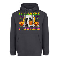 Smoke I Ghost People All Ready Round Heavyweight Hoodie - texasbilliewilder