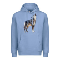 Colony Blue wolf Premium Hoodie - LillyAllenDesigns