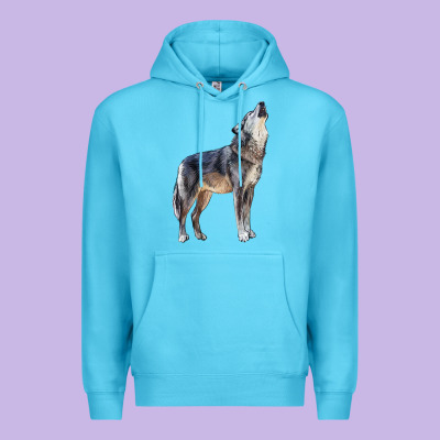 Wolf Premium Hoodie Designed By Lillyallendesigns