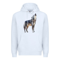 White wolf Premium Hoodie - LillyAllenDesigns