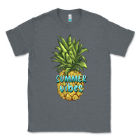 Charcoal Heather summer vibes pineapple Classic Tee - BarkalooDesign