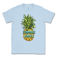 Dusty Blue summer vibes pineapple Classic Tee - BarkalooDesign