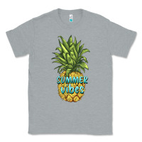 Heather Grey summer vibes pineapple Classic Tee - BarkalooDesign