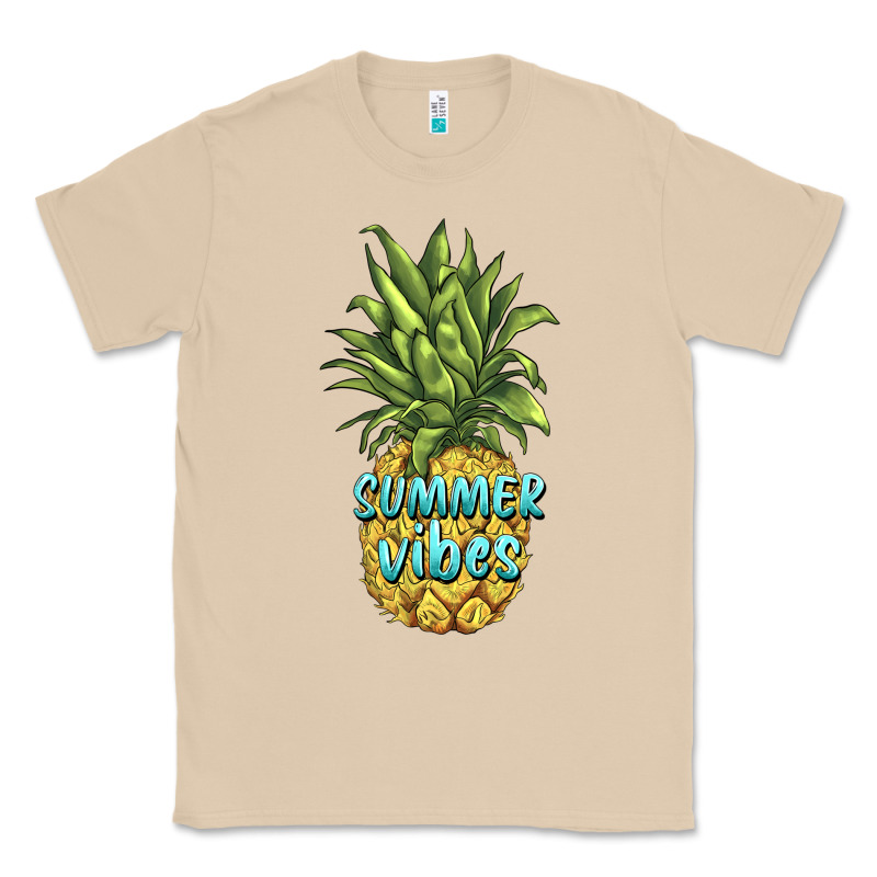 Summer Vibes Pineapple Classic Tee by BarkalooDesign | Teevron