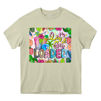 Mossy Lets Get Loaded Mouse Pad Heavy Core Tee - CowhideDigitalArt