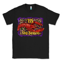 Black Mardi Gras Tis The Season Lobster Classic Tee - RanaPortraitStore