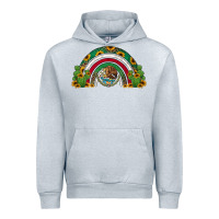 Heather Grey mexican flag cactus and sunflowers rainbow Urban Hoodie - Jasminsmagicworld