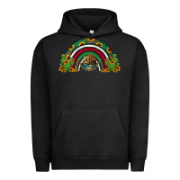 Pigment Black mexican flag cactus and sunflowers rainbow Urban Hoodie - Jasminsmagicworld