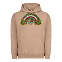 Pigment Burro mexican flag cactus and sunflowers rainbow Urban Hoodie - Jasminsmagicworld