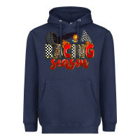 Navy racing season Heavyweight Hoodie - Zillion Design Studio