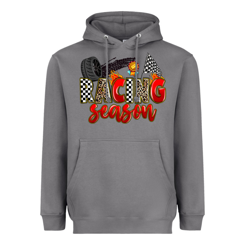 Racing Season Heavyweight Hoodie by Zillion Design Studio | Teevron