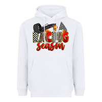 White racing season Heavyweight Hoodie - Zillion Design Studio