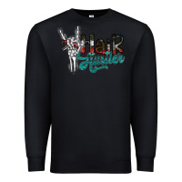 Black hair hustler2 Premium Sweatshirt - SublimationCraftShop