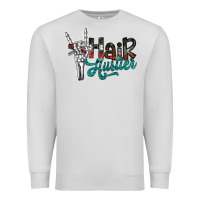Dove Grey hair hustler2 Premium Sweatshirt - SublimationCraftShop
