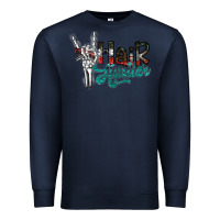 Navy hair hustler2 Premium Sweatshirt - SublimationCraftShop