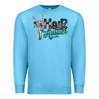 Ocean Blue hair hustler2 Premium Sweatshirt - SublimationCraftShop