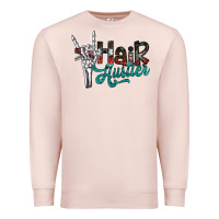 Pale Pink hair hustler2 Premium Sweatshirt - SublimationCraftShop