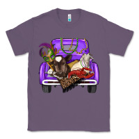 Lavender Mardi Gras Truck With Farm Animals Classic Tee - RanaPortraitStore