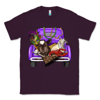 Plum Mardi Gras Truck With Farm Animals Classic Tee - RanaPortraitStore