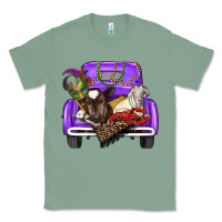 Sage Mardi Gras Truck With Farm Animals Classic Tee - RanaPortraitStore