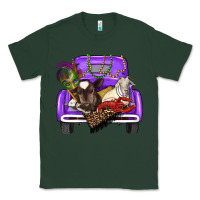 Sports Green Mardi Gras Truck With Farm Animals Classic Tee - RanaPortraitStore