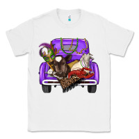 White Mardi Gras Truck With Farm Animals Classic Tee - RanaPortraitStore