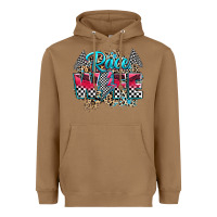 Toasted Coconut race wife Heavyweight Hoodie - Zillion Design Studio
