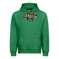 Emerald Triceratops Horridus Urban Hoodie - LillyAllenDesigns