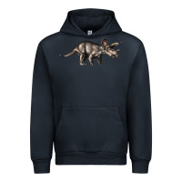 Navy Triceratops Horridus Urban Hoodie - LillyAllenDesigns