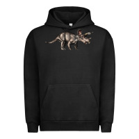 Pigment Black Triceratops Horridus Urban Hoodie - LillyAllenDesigns