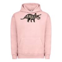 Pigment Salmon Triceratops Horridus Urban Hoodie - LillyAllenDesigns