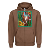 Chestnut Western Christmas Cow Zipper Hoodie - RanaPortraitStore