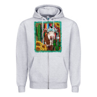 Western Christmas Cow Zipper Hoodie | Teevron