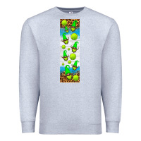 Heather Grey tennis penwraps Premium Sweatshirt - HRA Design Shop