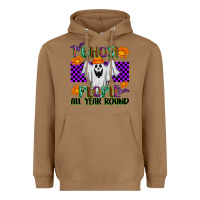 Toasted Coconut I Ghost People All Year Round Heavyweight Hoodie - texasbilliewilder