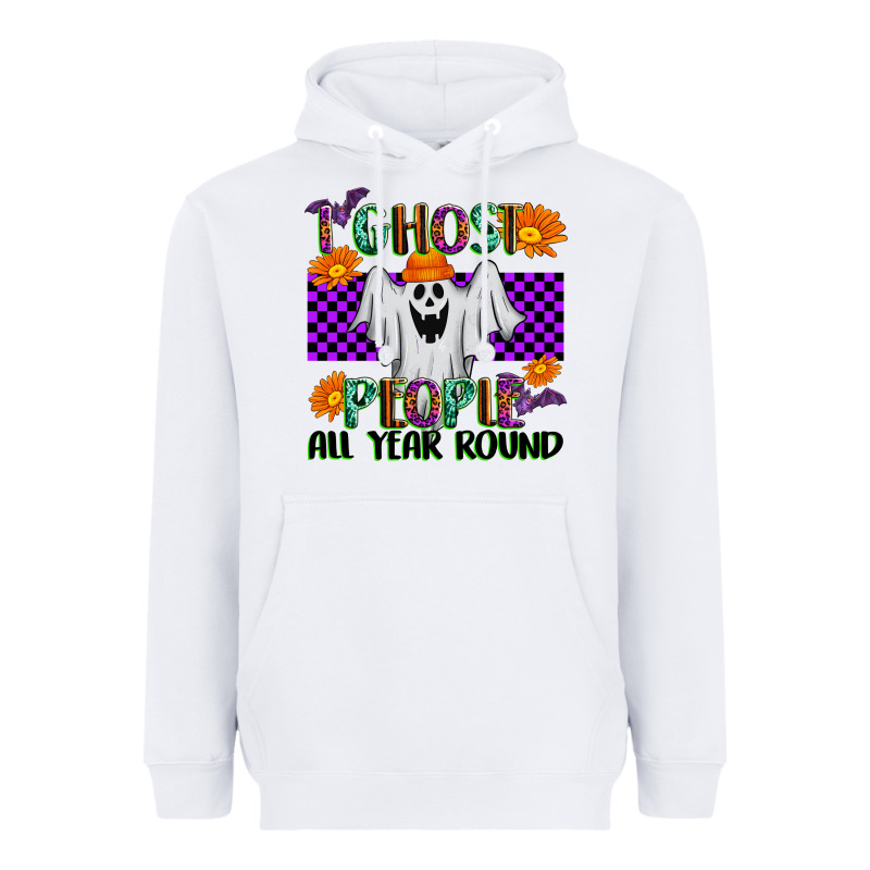 I Ghost People All Year Round Heavyweight Hoodie by texasbilliewilder | Teevron