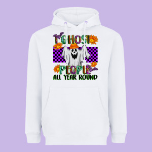 I Ghost People All Year Round Heavyweight Hoodie Designed By Texasbilliewilder