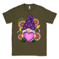 Army Green Mardi Gras gnome Classic Tee - RanaPortraitStore