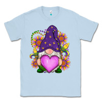 Dusty Blue Mardi Gras gnome Classic Tee - RanaPortraitStore
