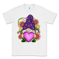 White Mardi Gras gnome Classic Tee - RanaPortraitStore