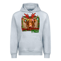 Heather Grey merry christmas y'all highland cow Urban Hoodie - Jasminsmagicworld