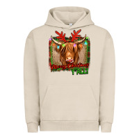 Pigment French Oak merry christmas y'all highland cow Urban Hoodie - Jasminsmagicworld