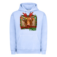 Pigment Grape Ice merry christmas y'all highland cow Urban Hoodie - Jasminsmagicworld