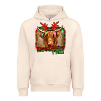Sandshell merry christmas y'all highland cow Urban Hoodie - Jasminsmagicworld