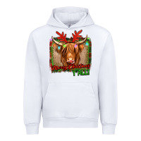White merry christmas y'all highland cow Urban Hoodie - Jasminsmagicworld