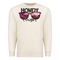 Sandshell howdy cowgirl Premium Sweatshirt - SublimationCraftShop