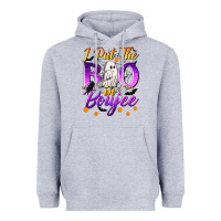 Heather Grey I Put The Boo In Boujee Heavyweight Hoodie - texasbilliewilder
